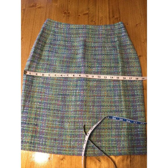 Lew Magram Collection Womens Vintage  2-Piece Blazer & Skirt Set Size 8 Multicol - Picture 10 of 11